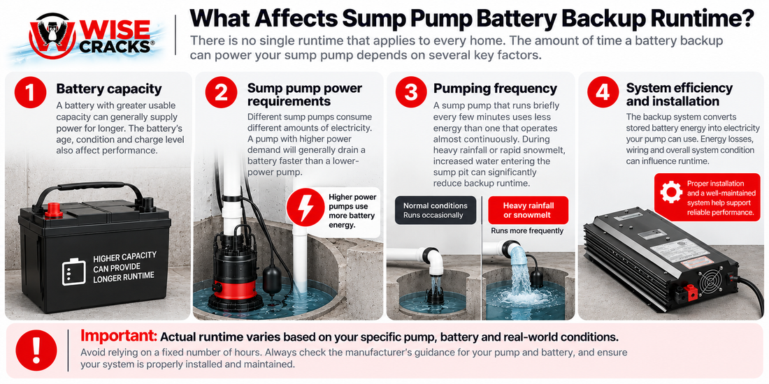 How Long Will Your Sump Pump Run During a Power Outage?